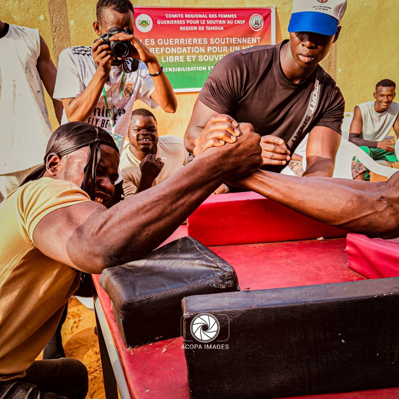 Niger/Tahoua/Découverte : Le Groupe ACOPA révèle le bras de fer sportif au public de l'Ader.