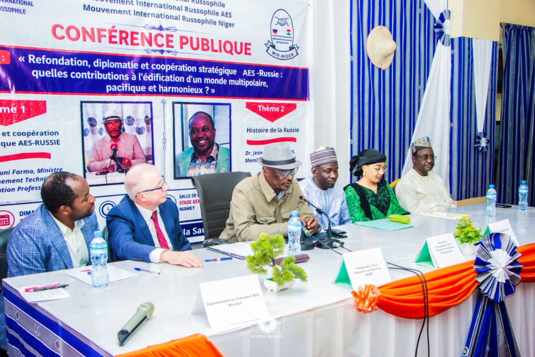 NIGER/Niamey/Société : le Mouvement International Russophile organise une conférence publique sur le partenariat AES-Russie